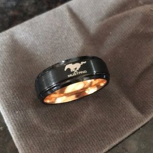 Mustang men’s wedding band